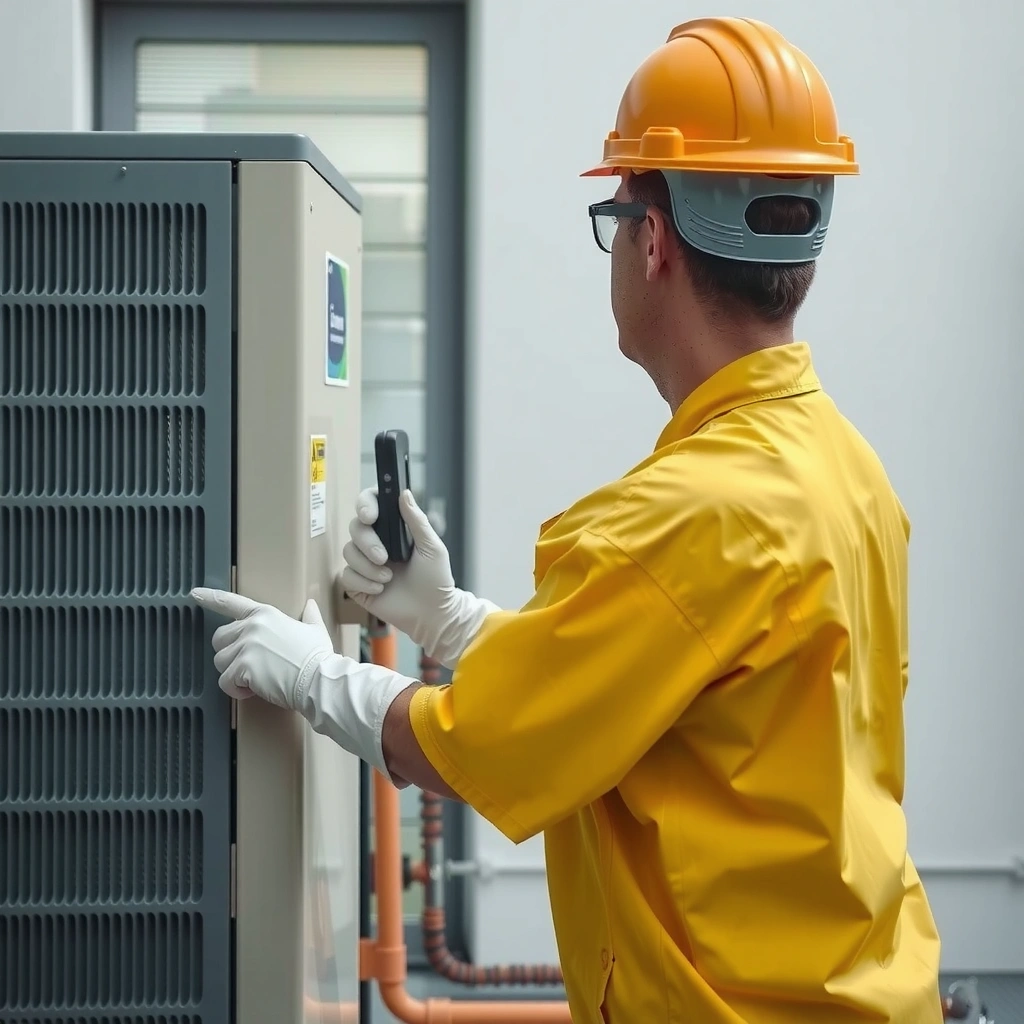 Safety First - how to clean heat pump
