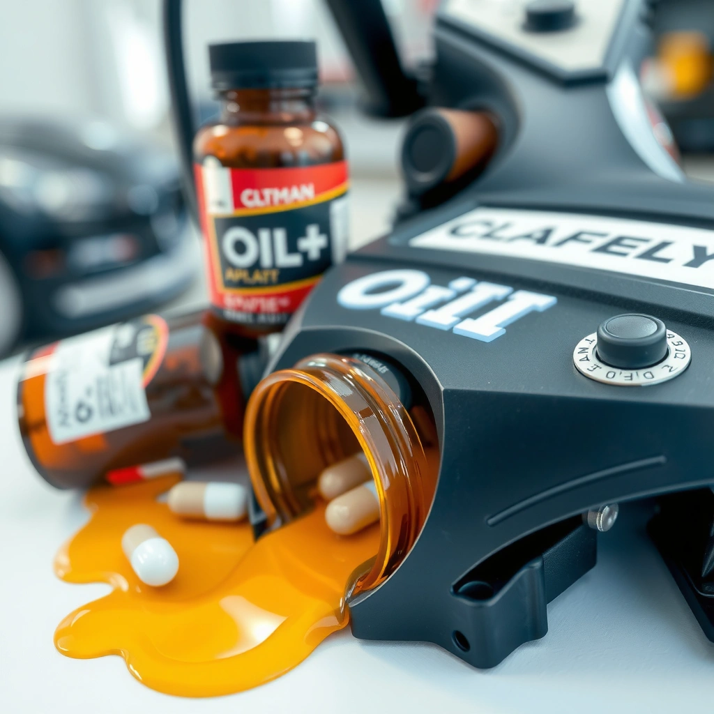 Safety First - how to clean spilled oil on engine