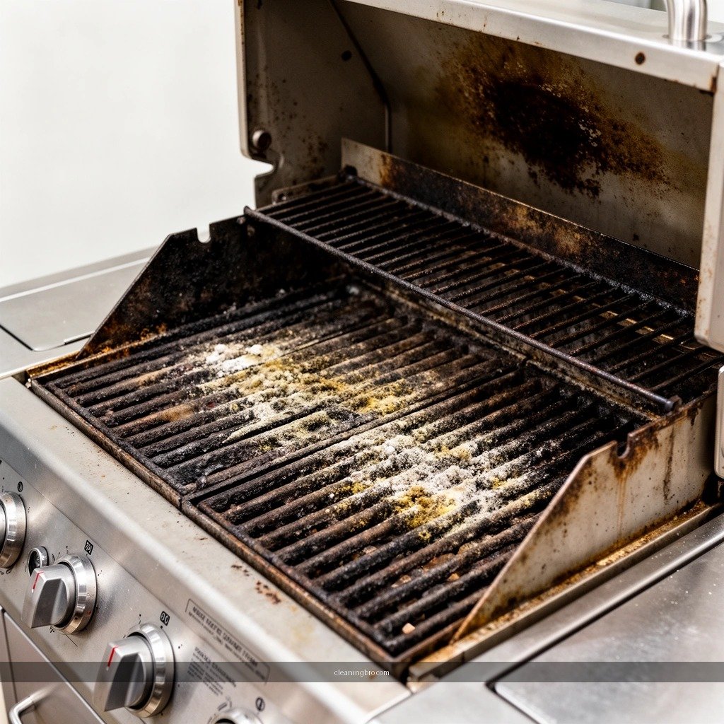 Safety First - how to clean a moldy grill