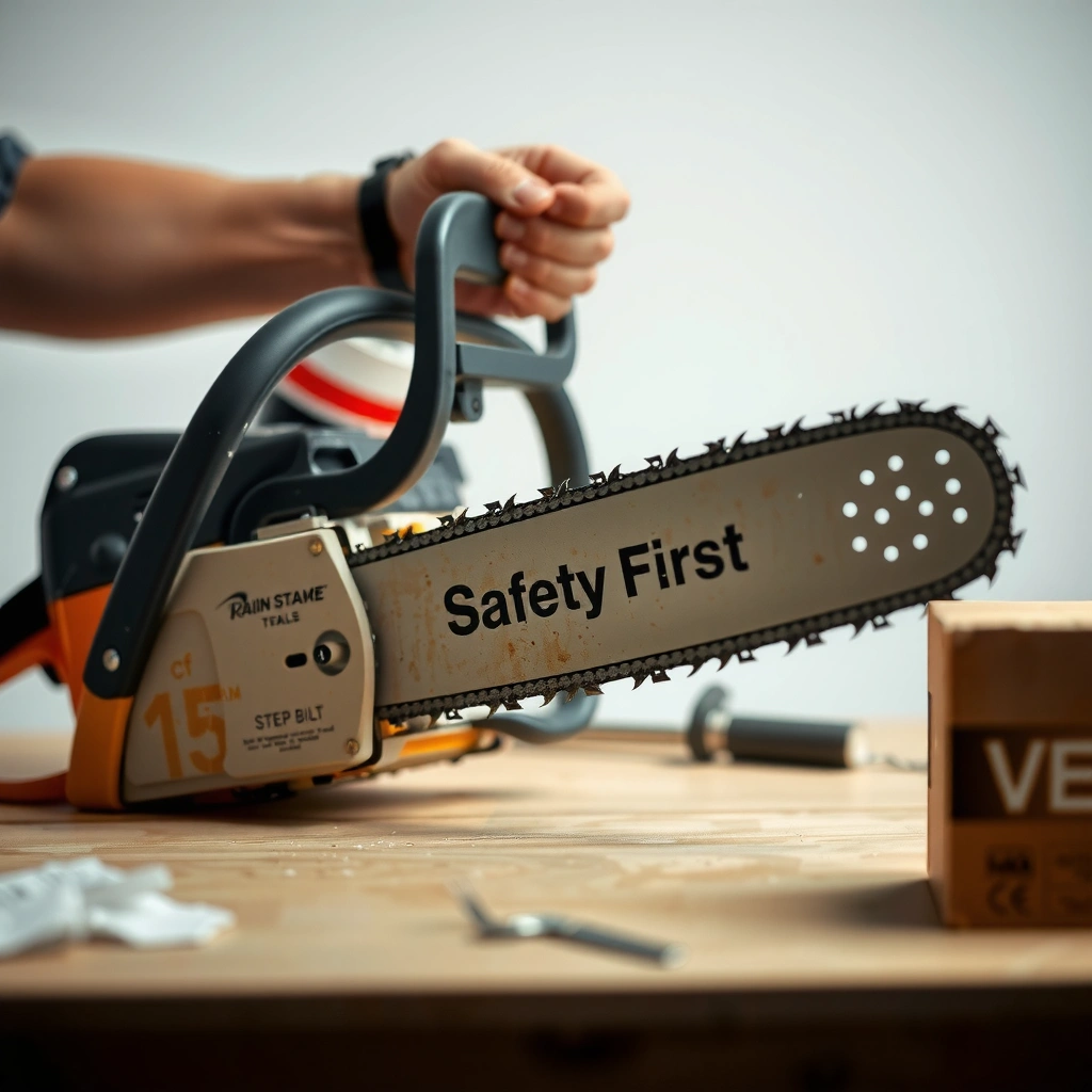 Safety First - how to clean a chainsaw blade