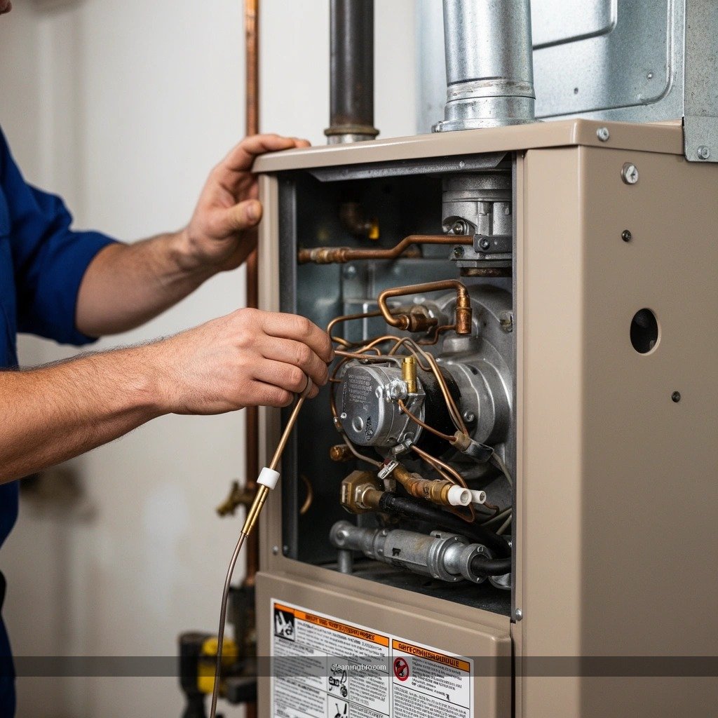 Safety First - how to clean a thermocouple on a furnace