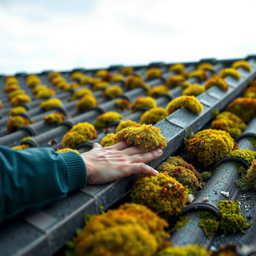Safety First - how to clean moss off your roof
