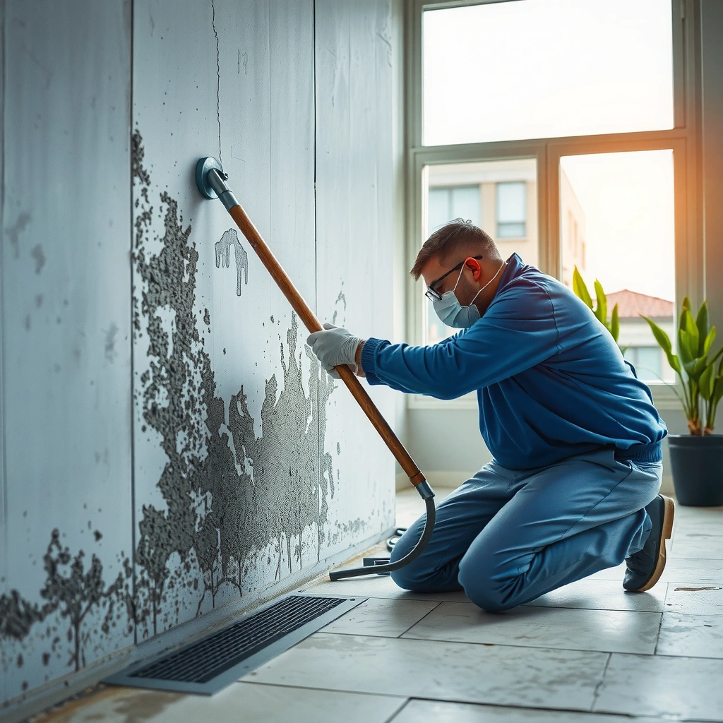 Safety First - how to clean mold from concrete