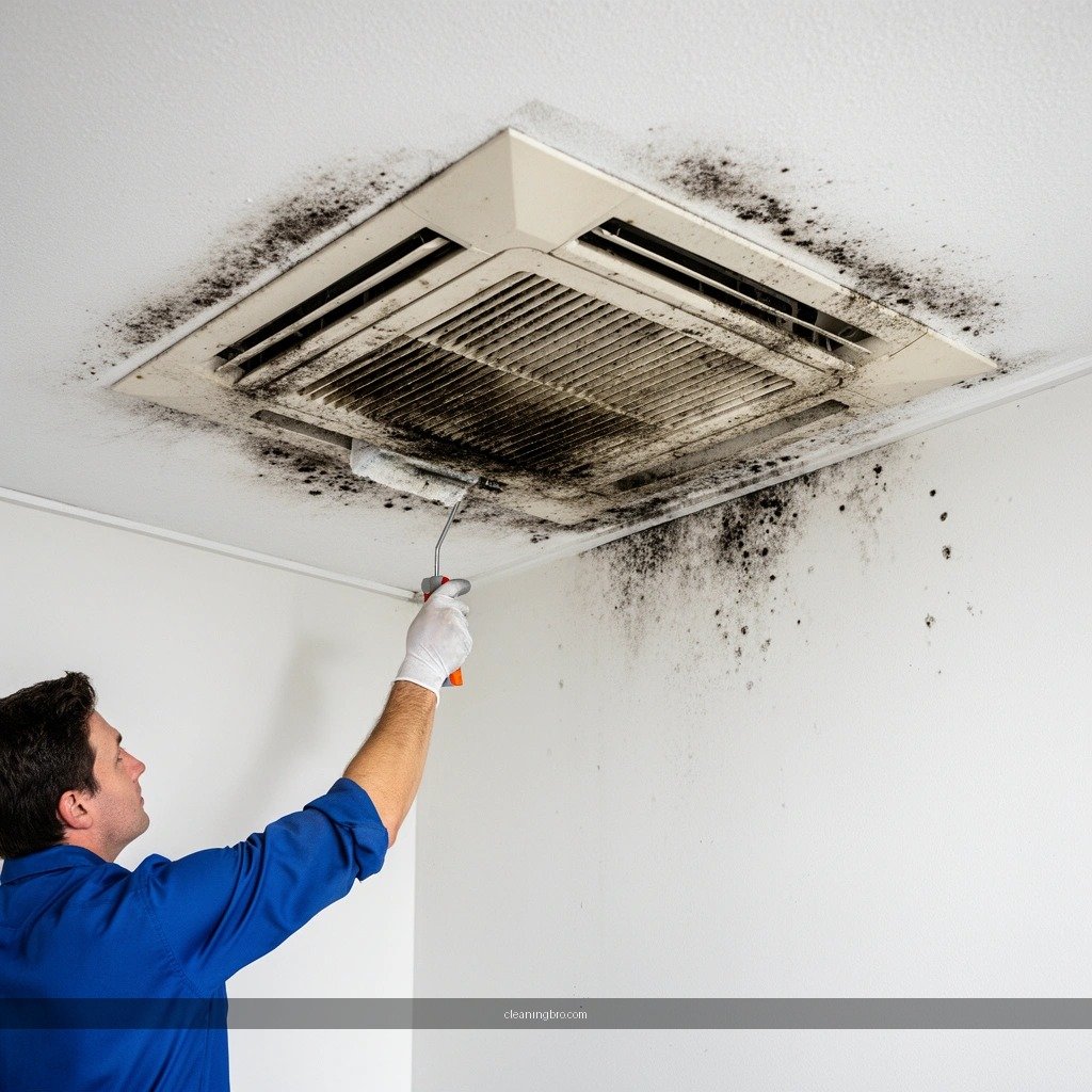 Safety First - how to clean mold around air vents