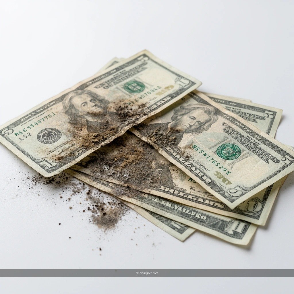 Safety First - how to clean moldy money