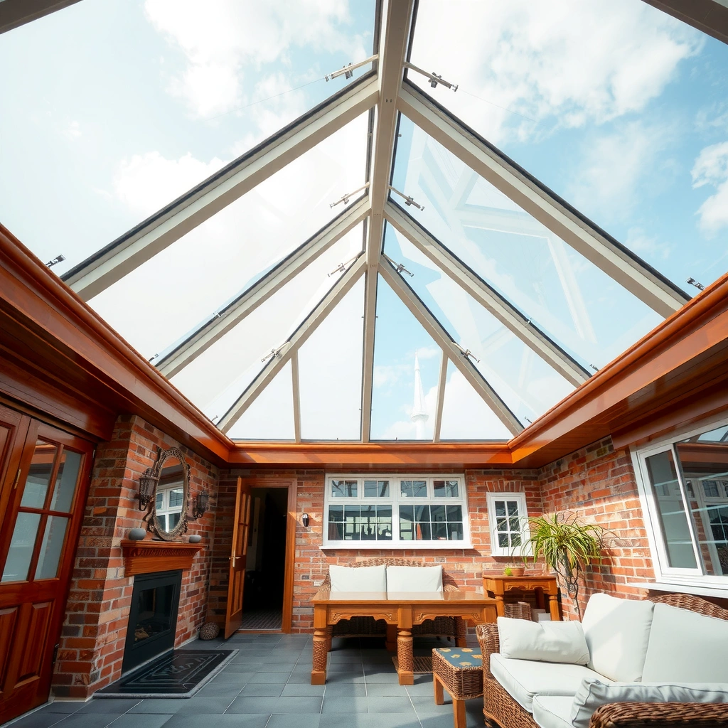 Safety Gear - how to clean conservatory roof