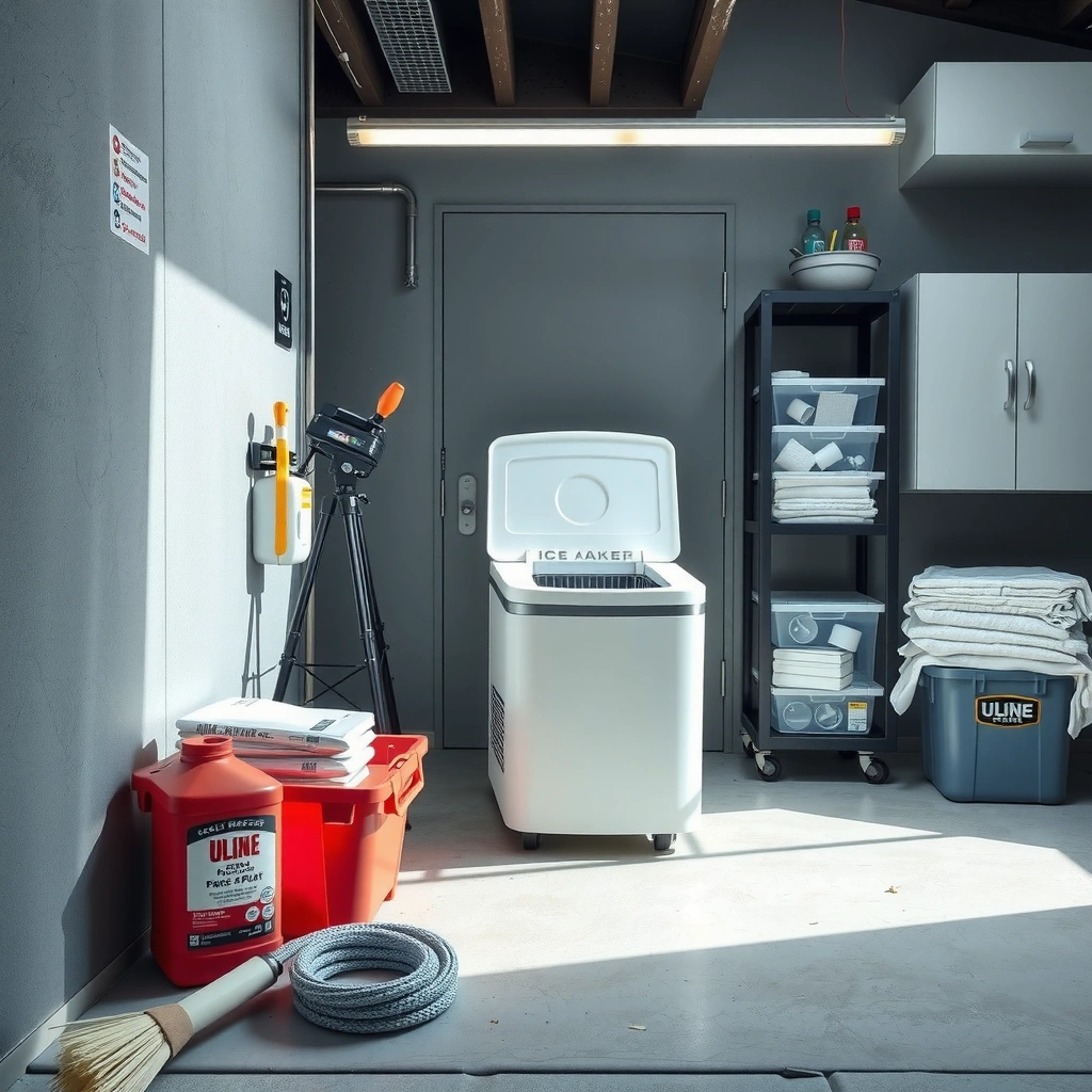 Safety Steps - how to clean uline ice maker