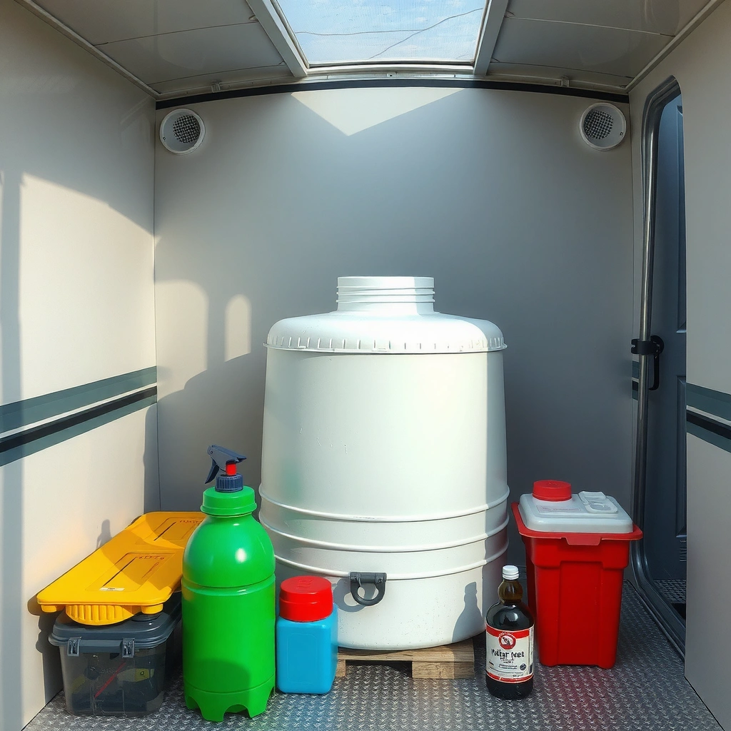 Sanitizer - how to clean rv water tank