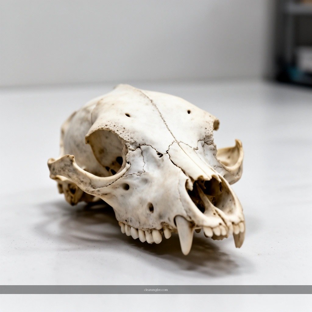 skull - how to clean an animal skull found in the woods