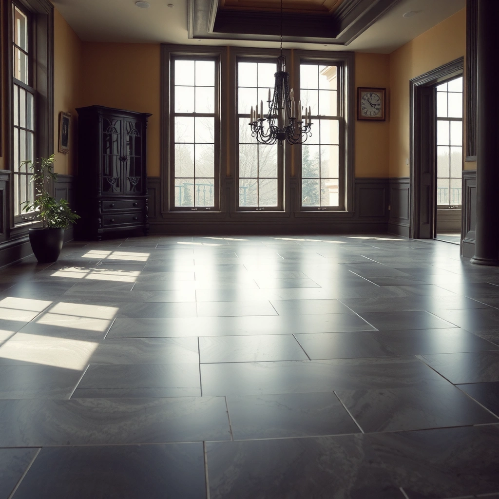 Slate Floors - how do i clean slate floors