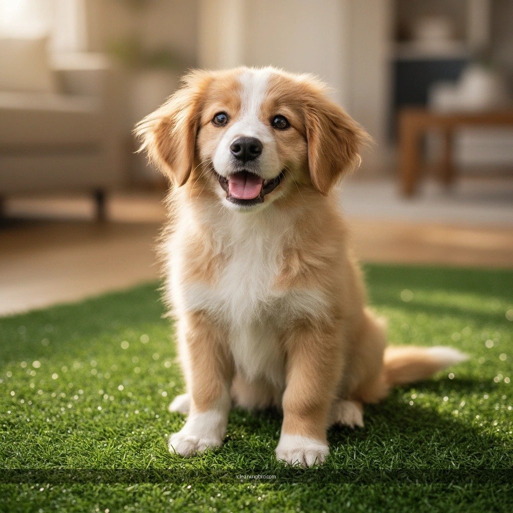 Solid Waste - how to clean artificial turf dog