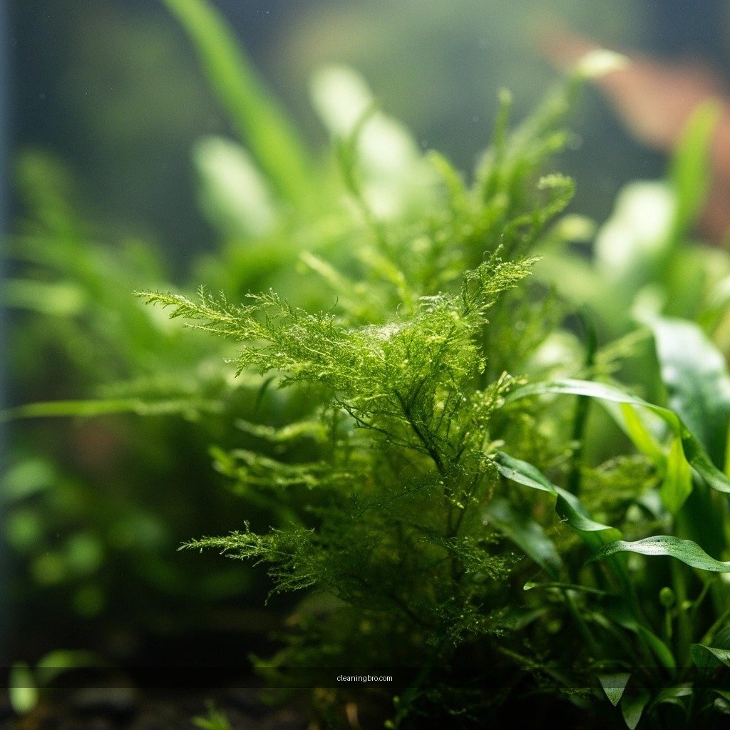 Spot-Clean - how to clean algae off aquarium plants