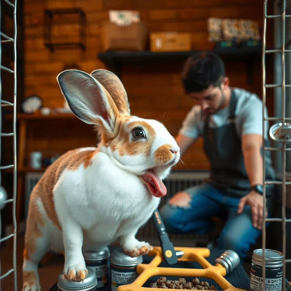 Spot-Clean Daily - how often clean rabbit cage