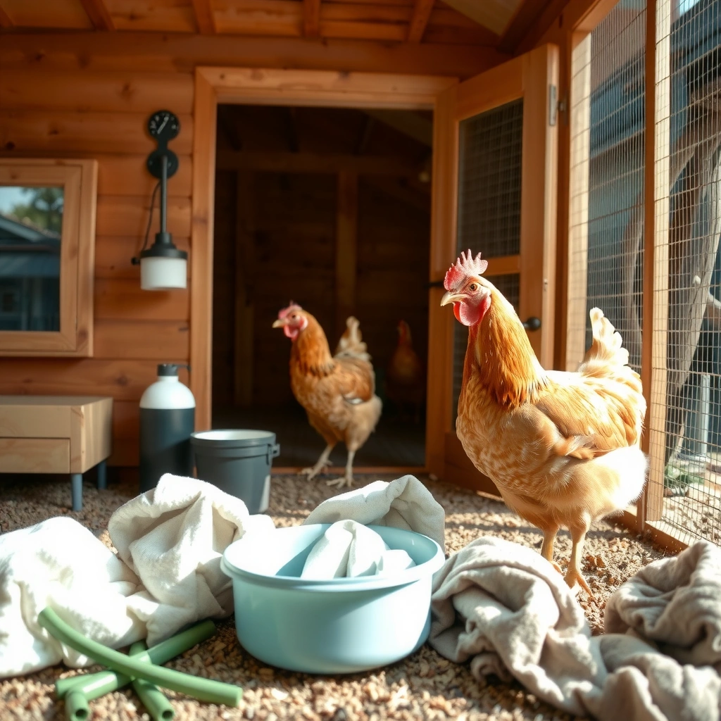 Spot-Cleaning - how often should you clean chicken coop