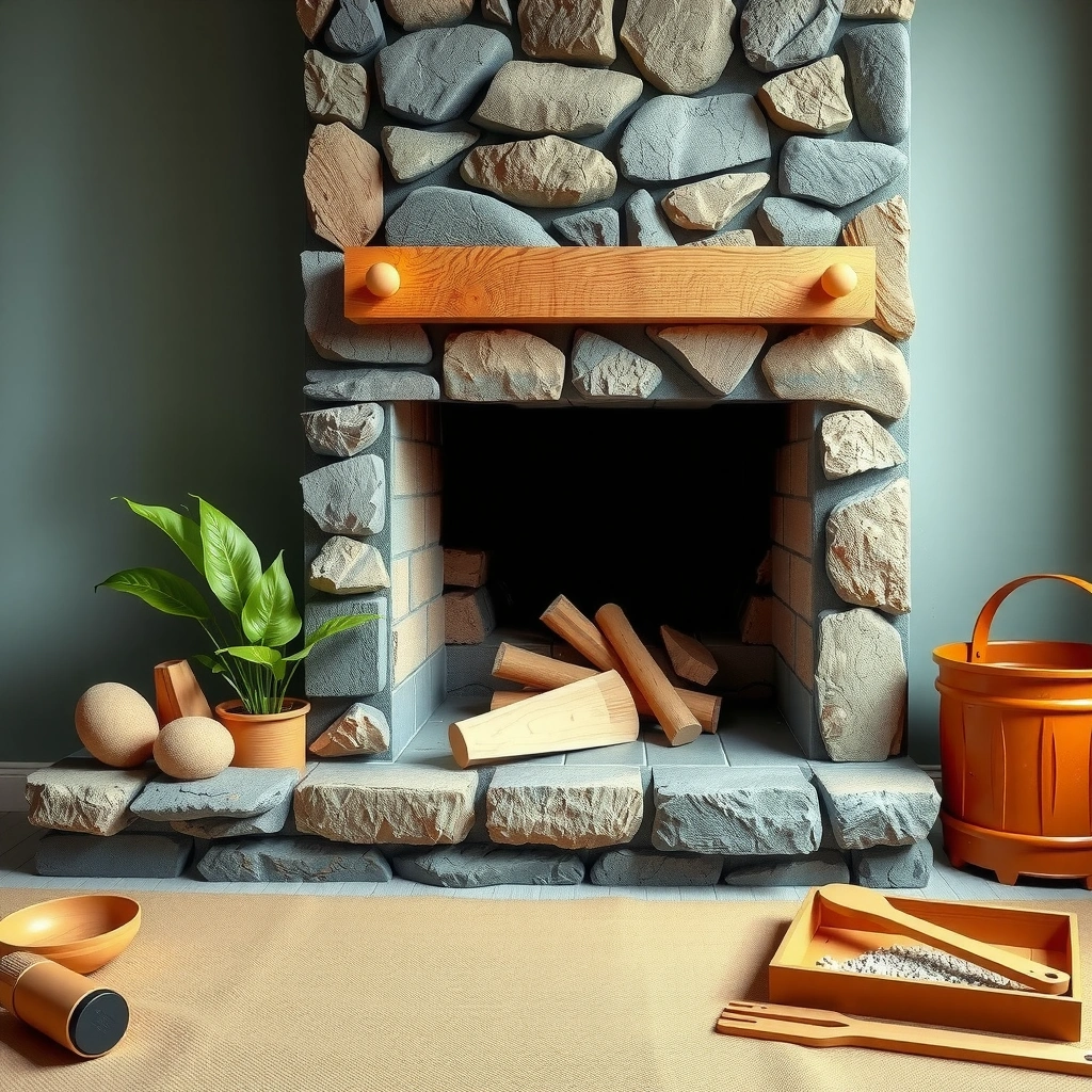 Stone Type - how to clean rock fireplace hearth