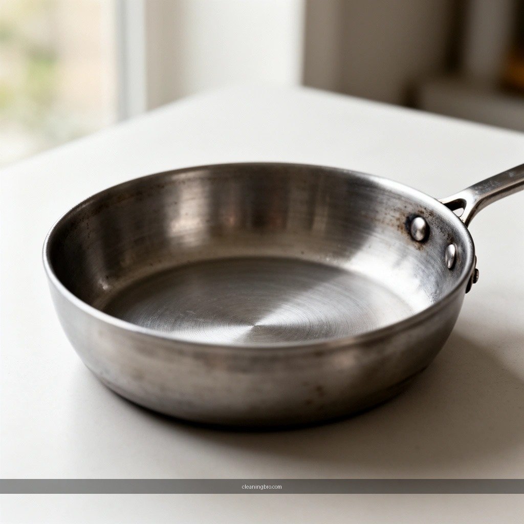 Stuck-On Carbon - how to clean carbon steel pan