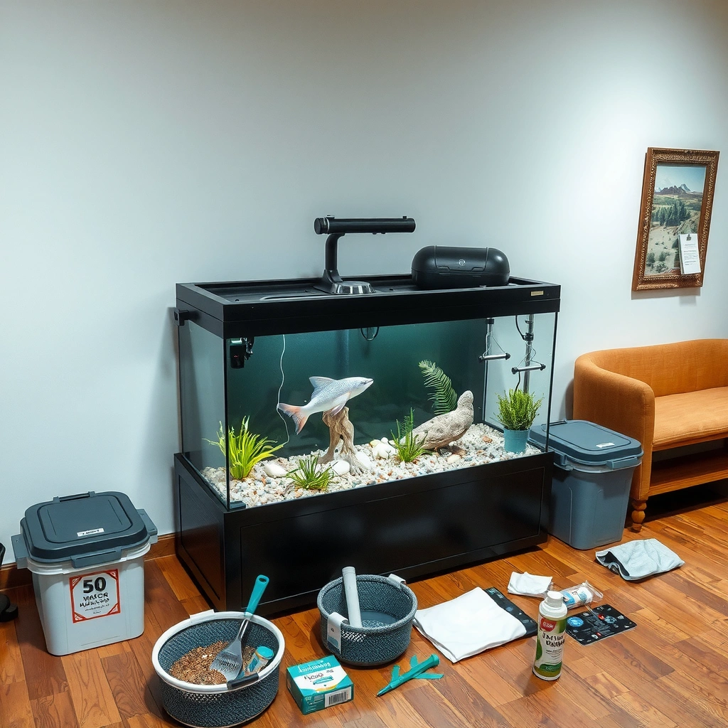 Supplies - how to clean old aquarium
