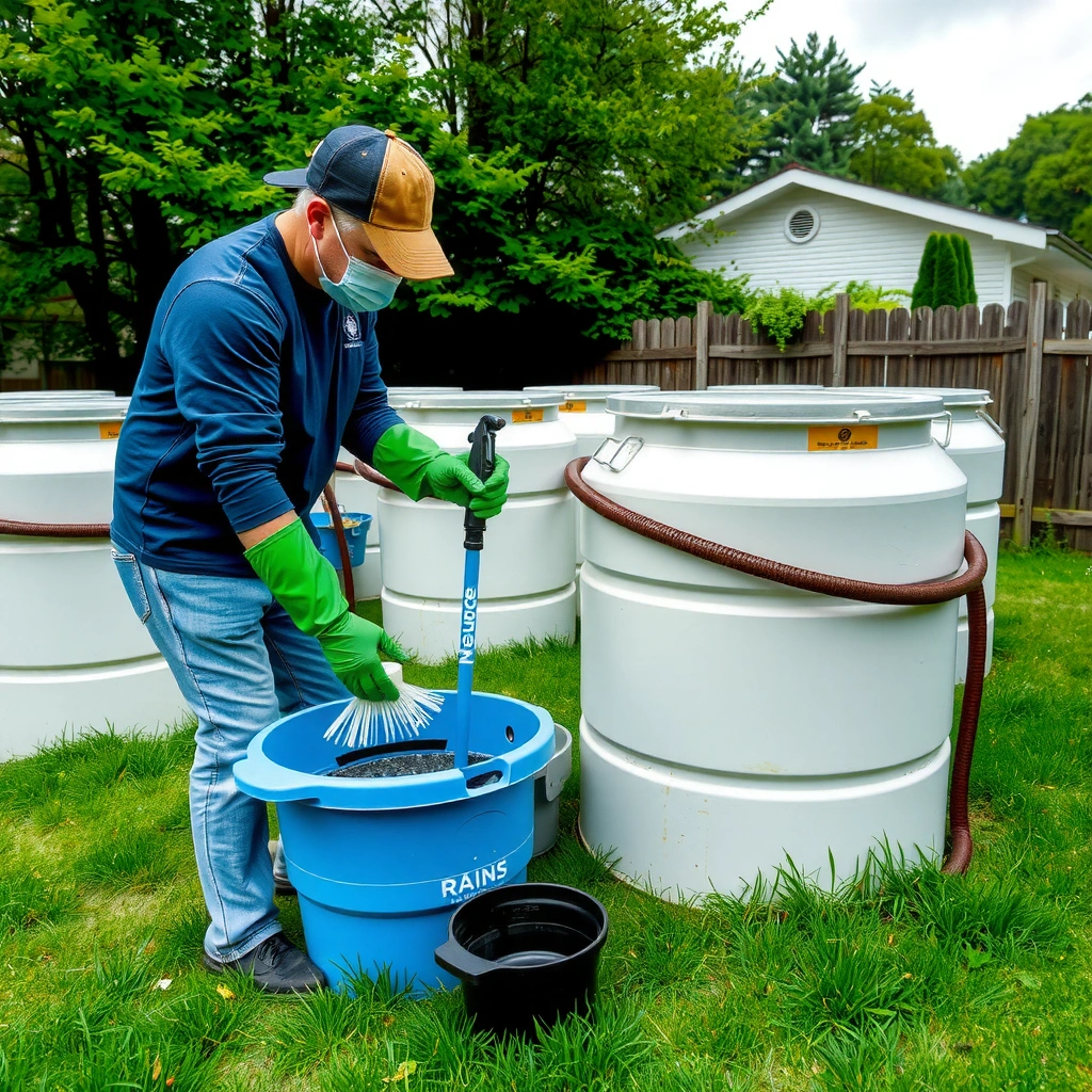 Supplies - how to clean rain barrels