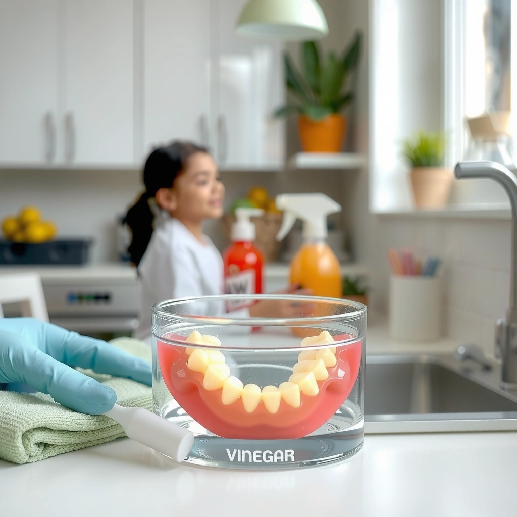 Supplies - how to clean retainer vinegar