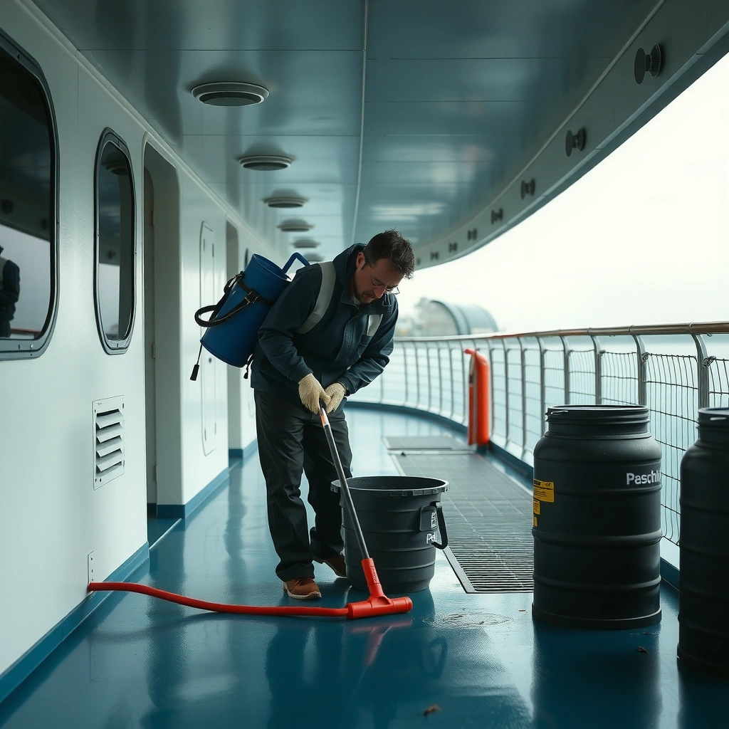 Supplies - how to clean sea deck