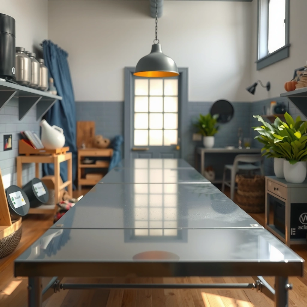 Supplies - how to clean stainless steel table