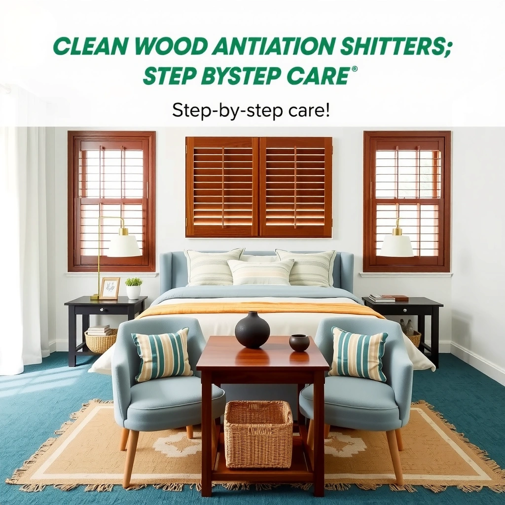 Supplies - how to clean wood plantation shutters