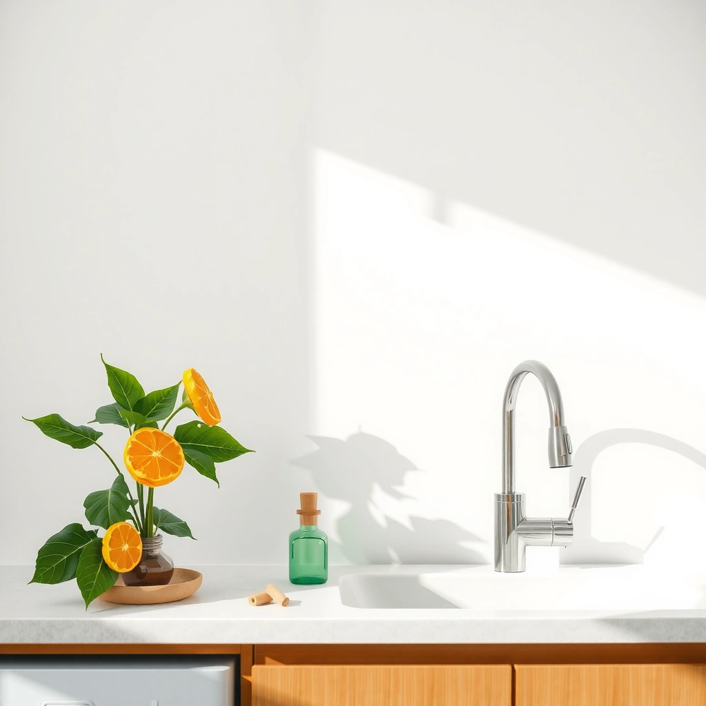 Supplies - how to clean a white kitchen sink