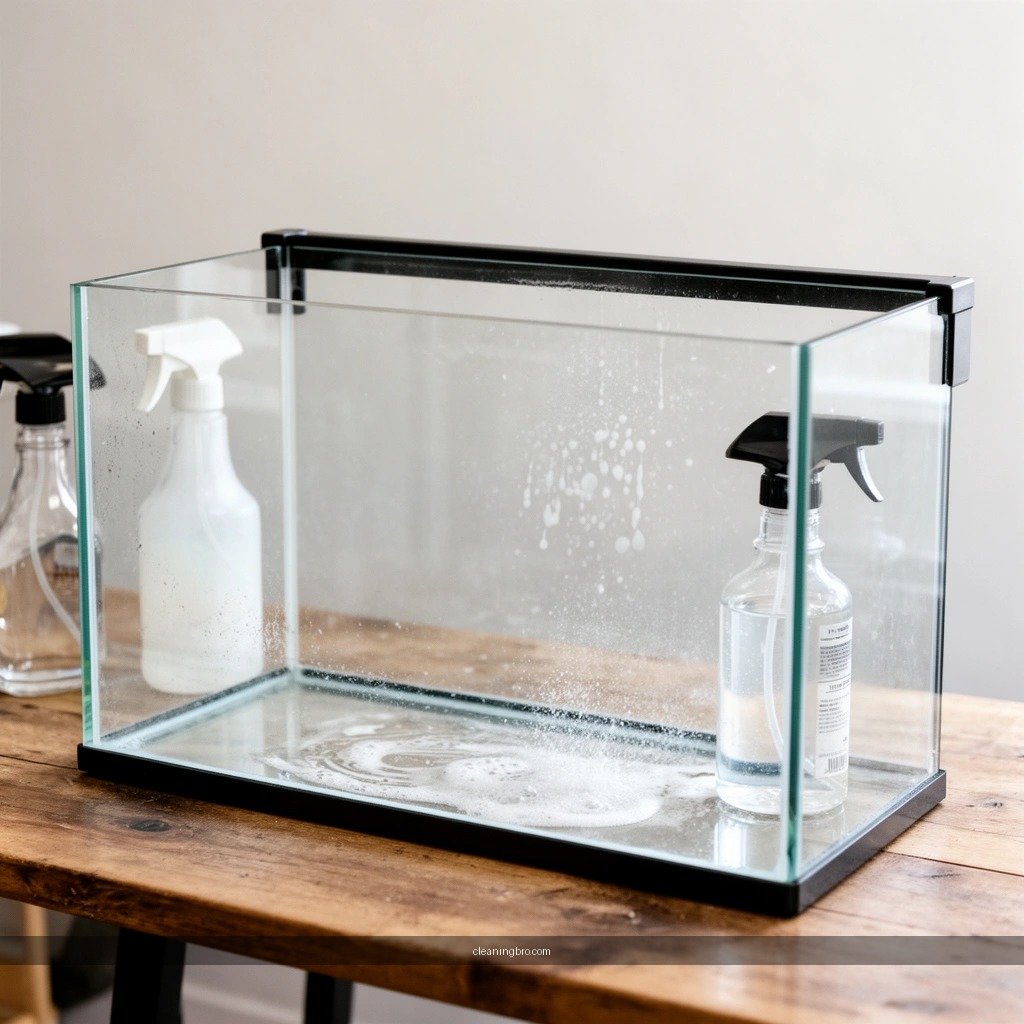 Supplies - how to clean an empty aquarium