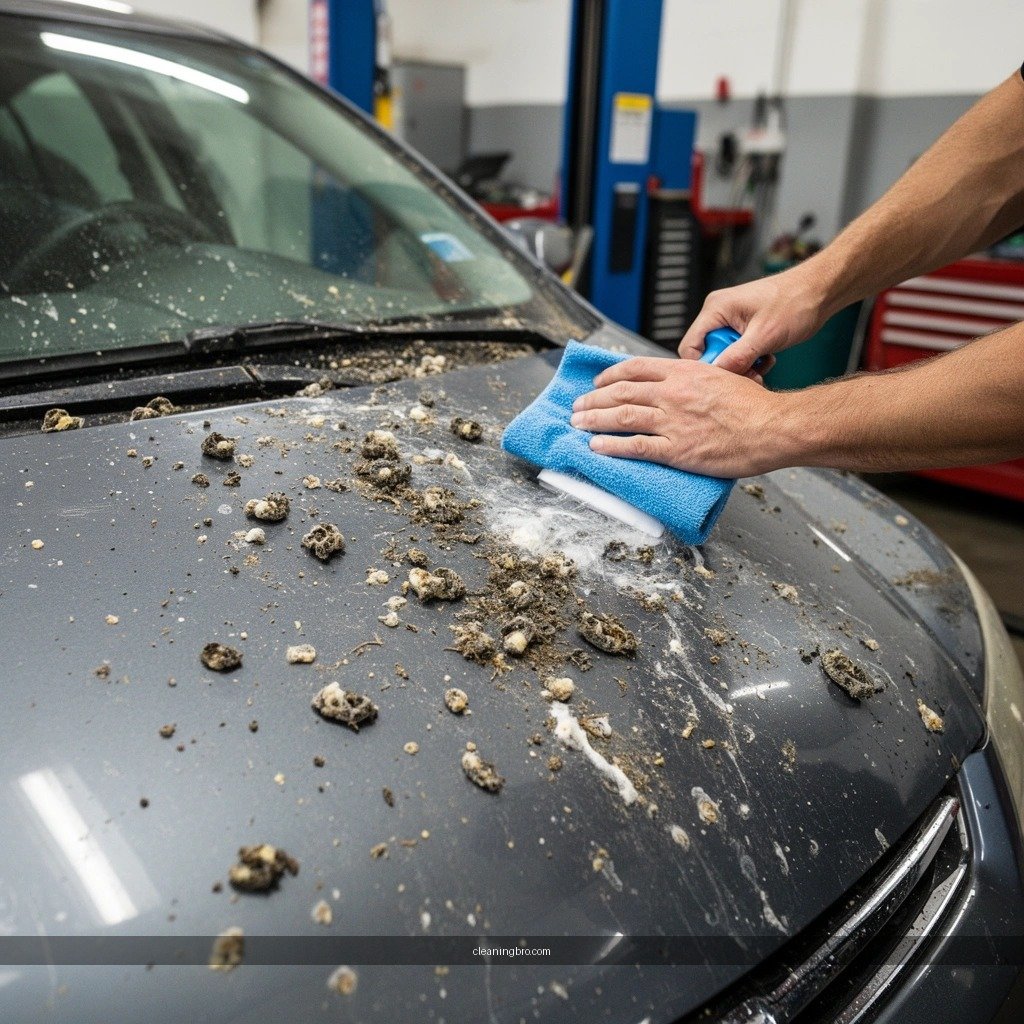 Supplies - how to clean bird droppings from car