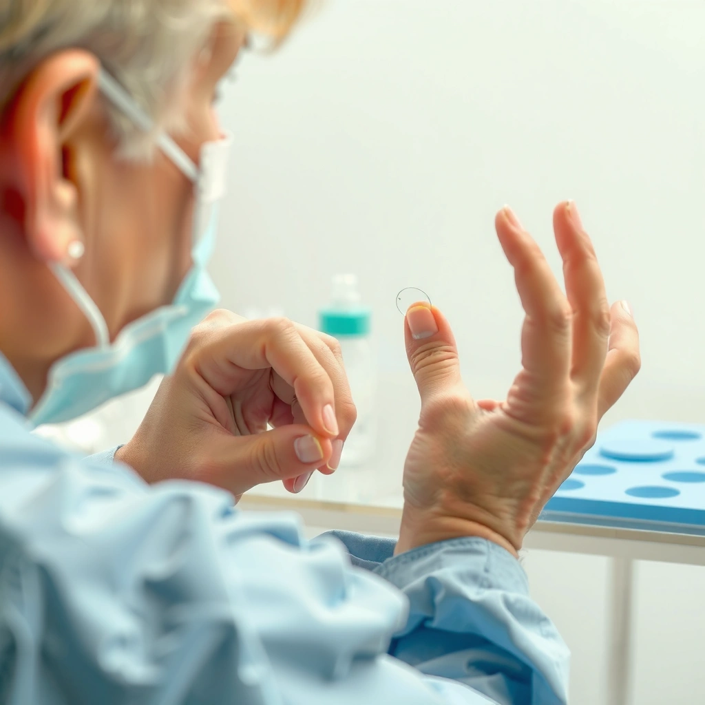 Supplies - how to clean gas permeable contact lenses