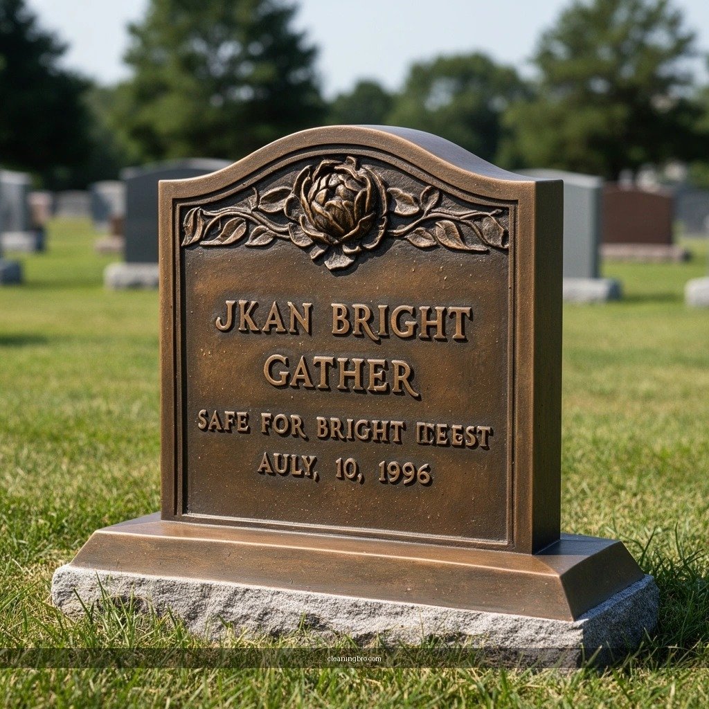 Supplies - how to clean bronze headstones