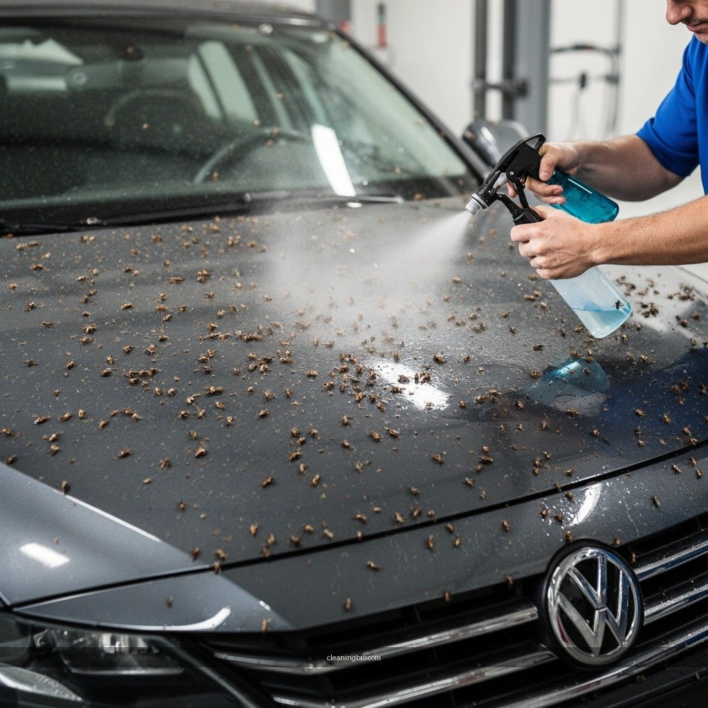 Supplies - how to clean bugs off car