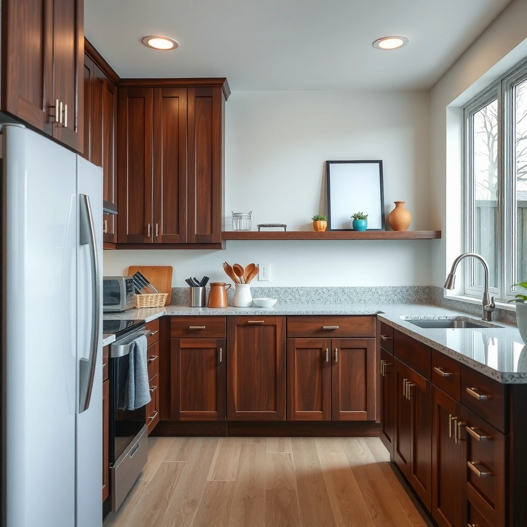 Supplies - how do i clean sticky wood cabinets