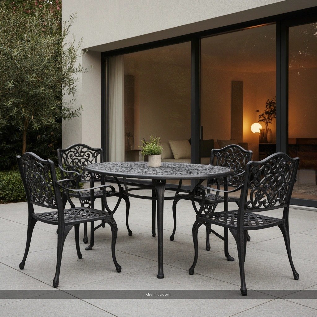 Supplies - how to clean cast iron patio furniture