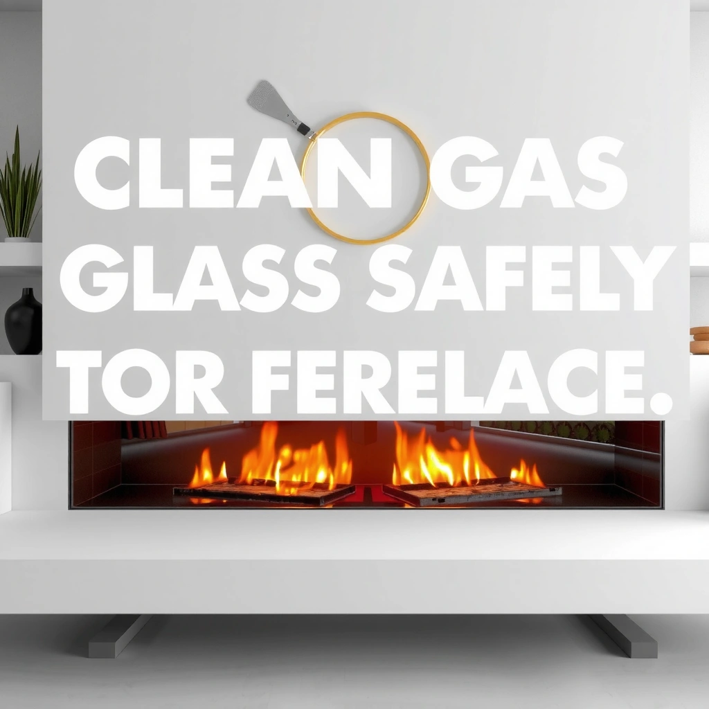 Supplies - how to clean a gas fireplace glass