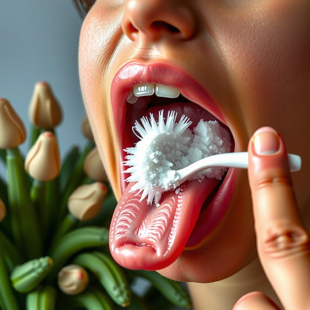 Supplies - how to clean your tongue with baking soda