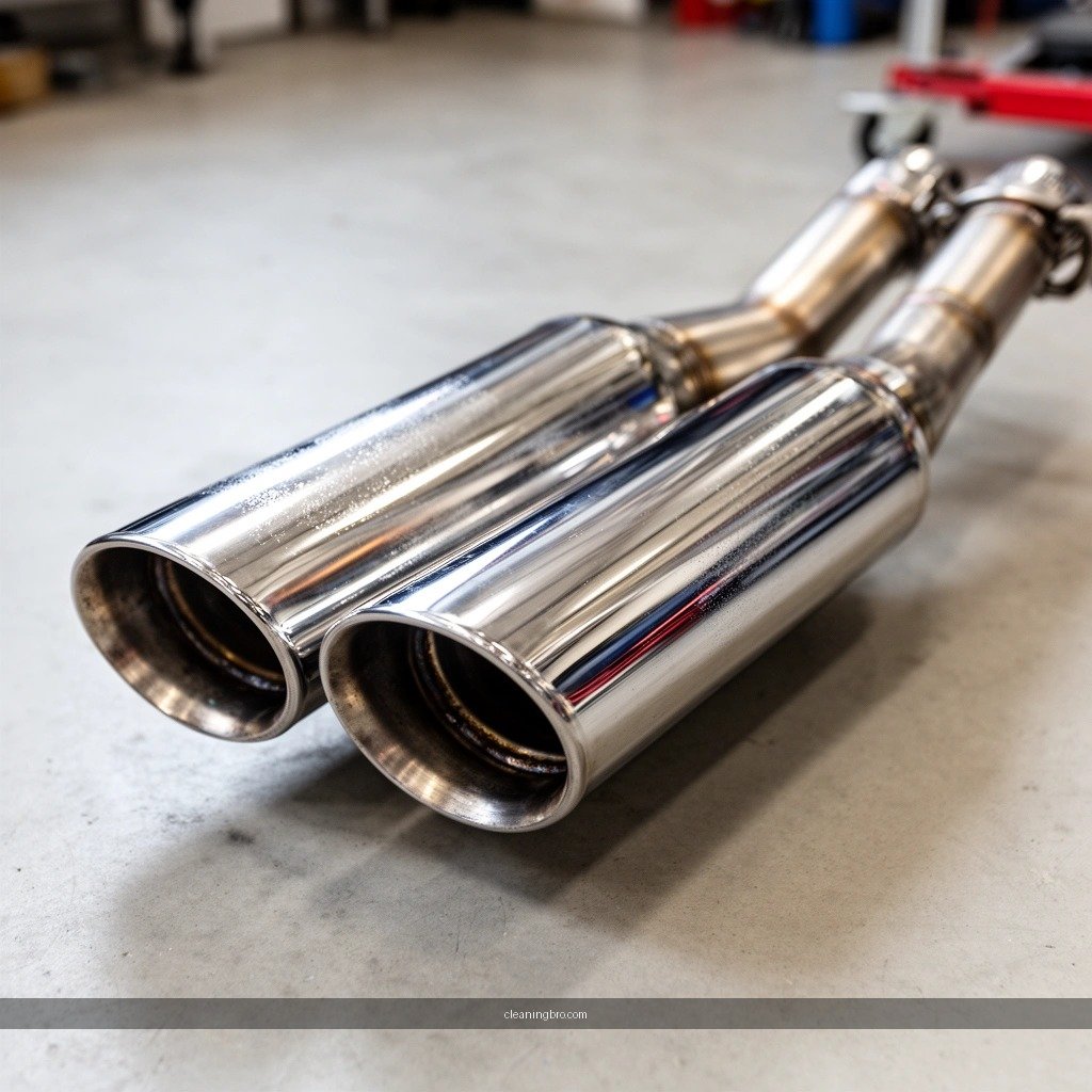 Supplies - how to clean chrome exhaust pipes