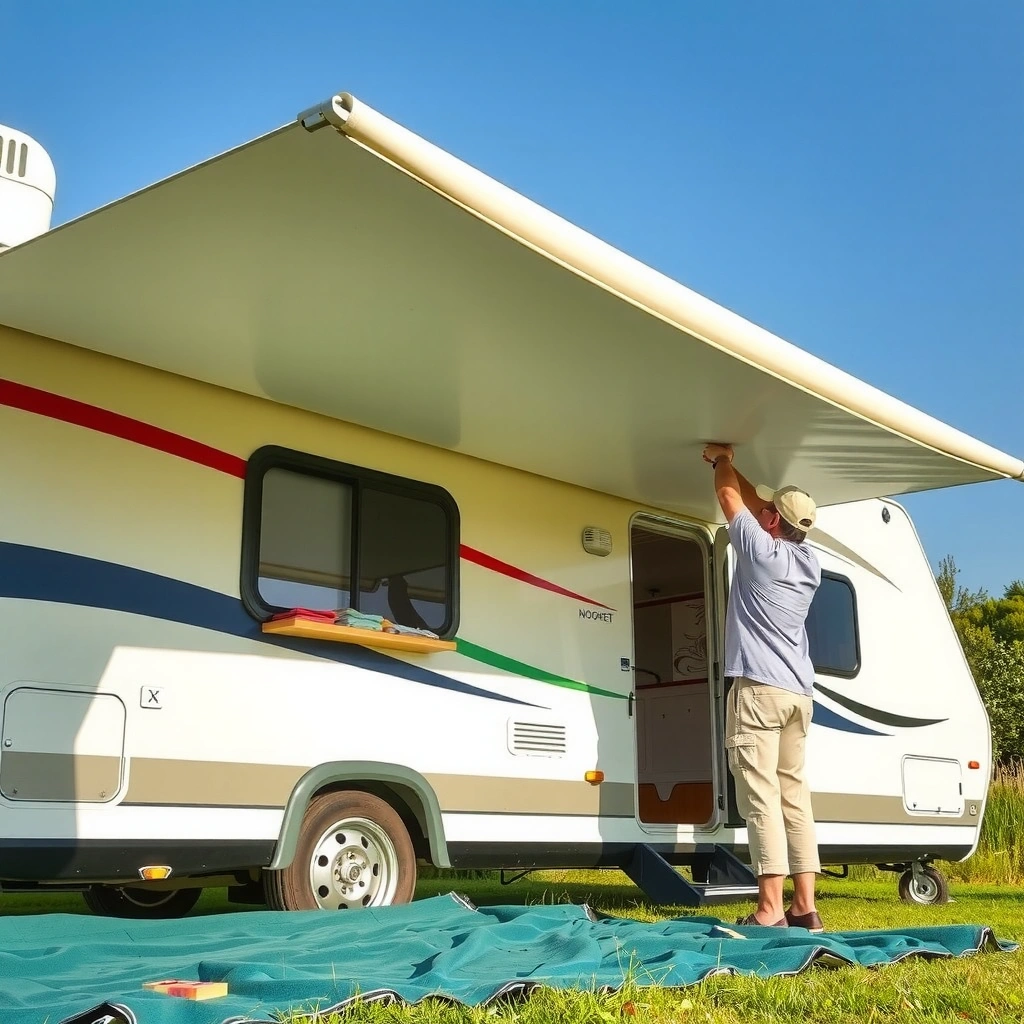 Supplies - how to clean awning on camper
