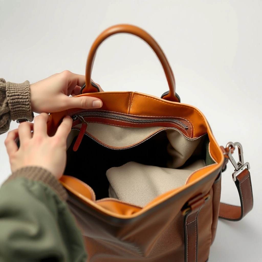 Supplies - how to clean inside of leather bag