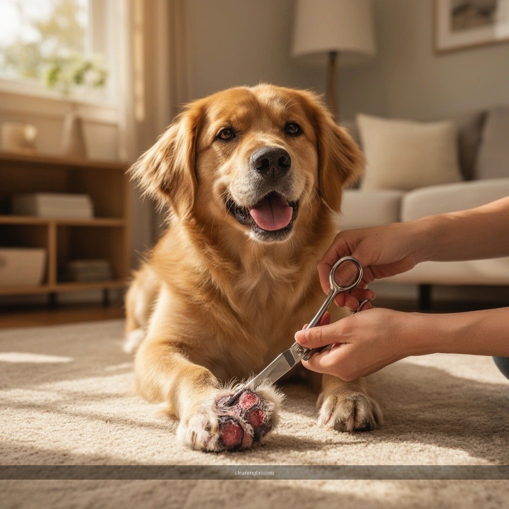 Supplies - how to clean cut on dog paw