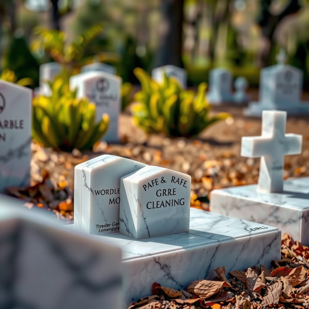 Supplies - how to clean marble grave markers