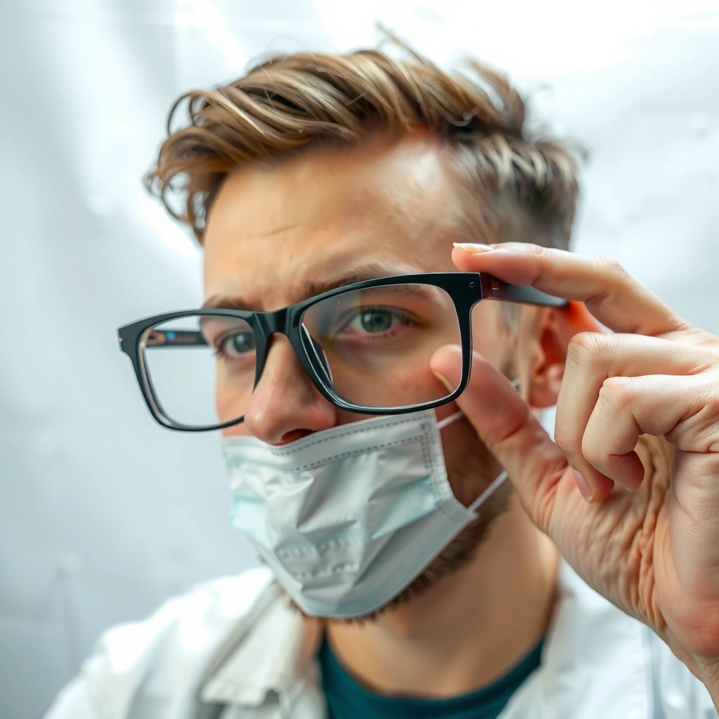 Supplies - how to clean nose pad on glasses