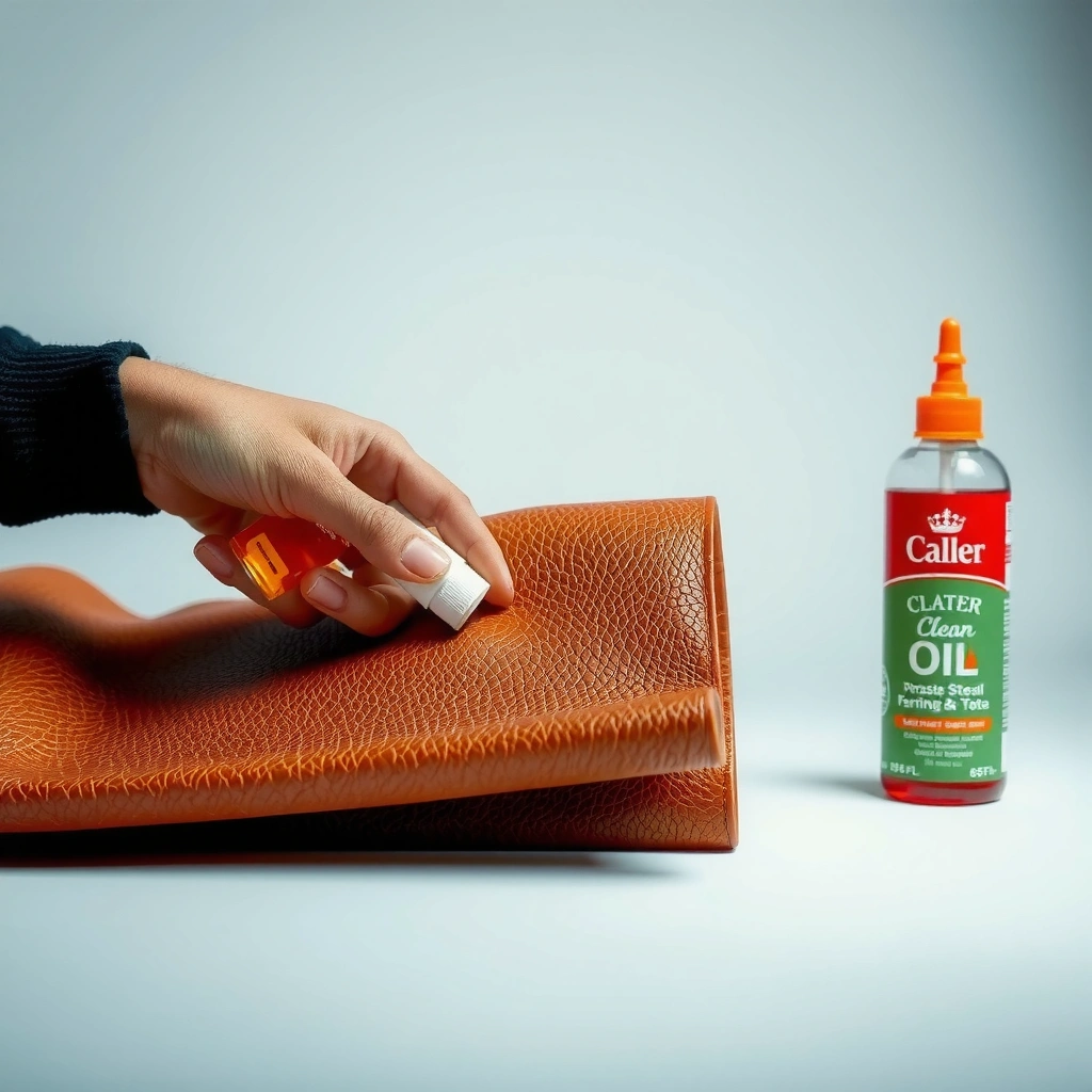Supplies - how to clean oil from leather