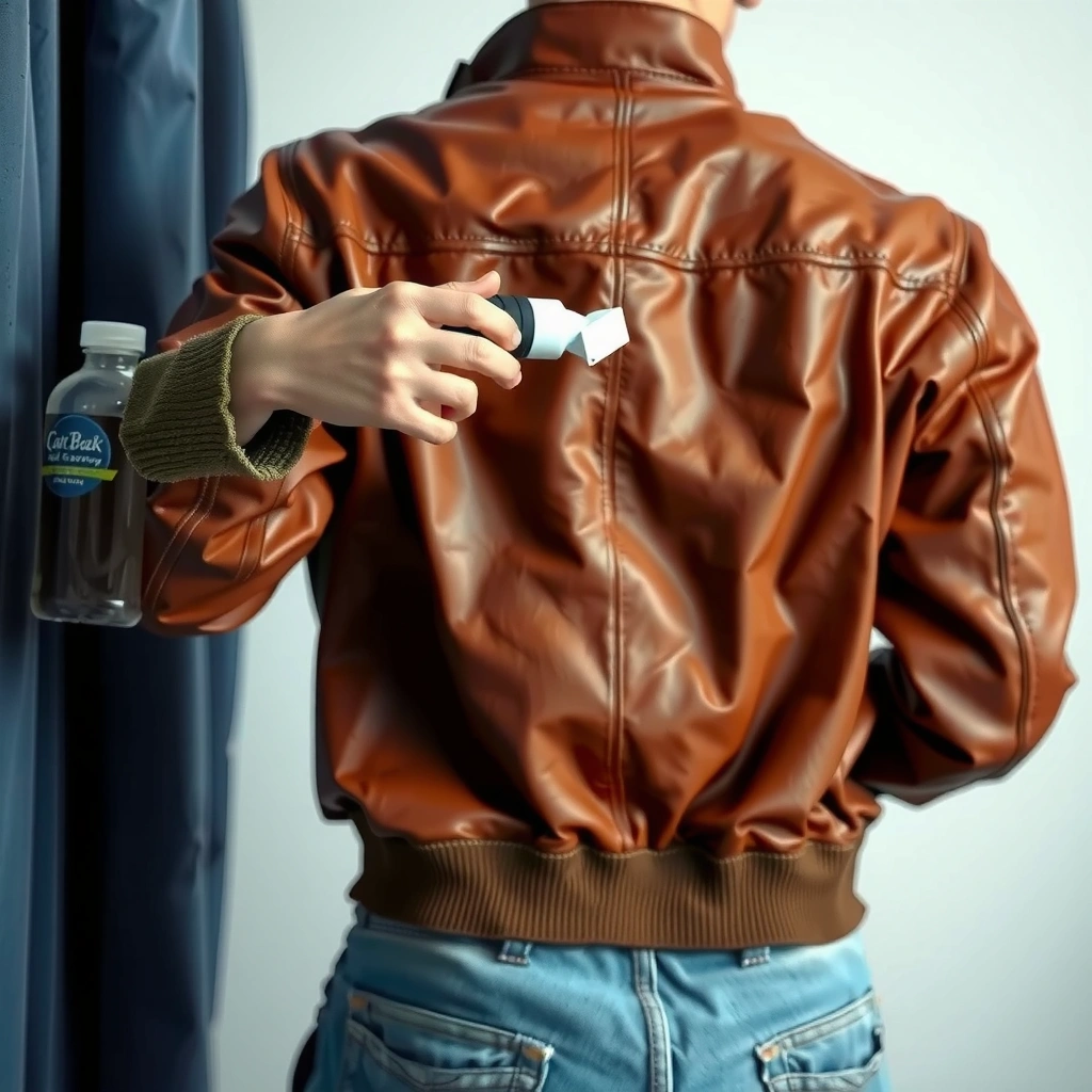 Supplies - how to clean old leather jacket