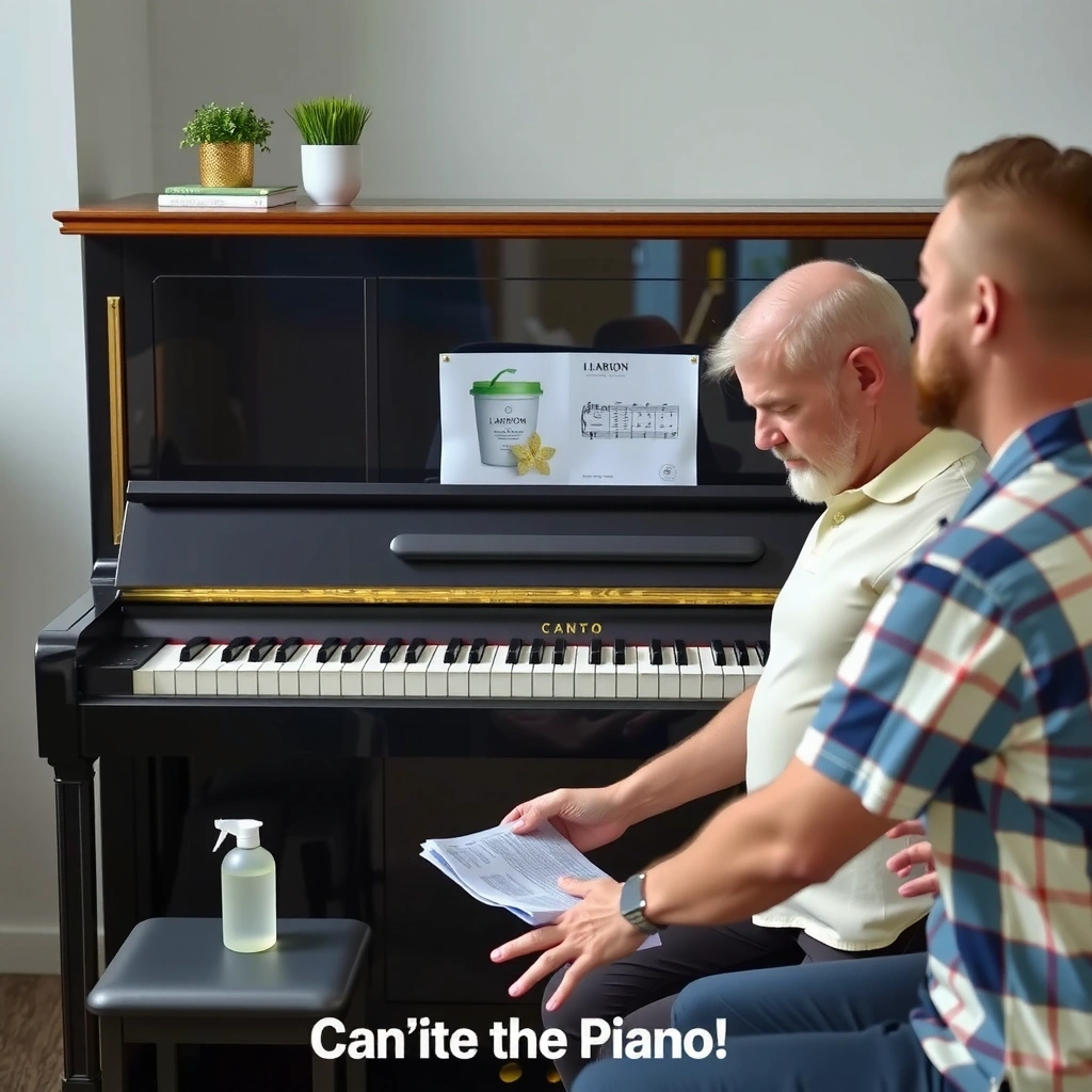 Supplies - how to clean piano