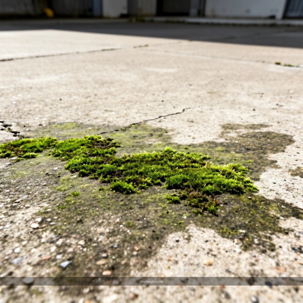 Supplies - how to clean moss off concrete