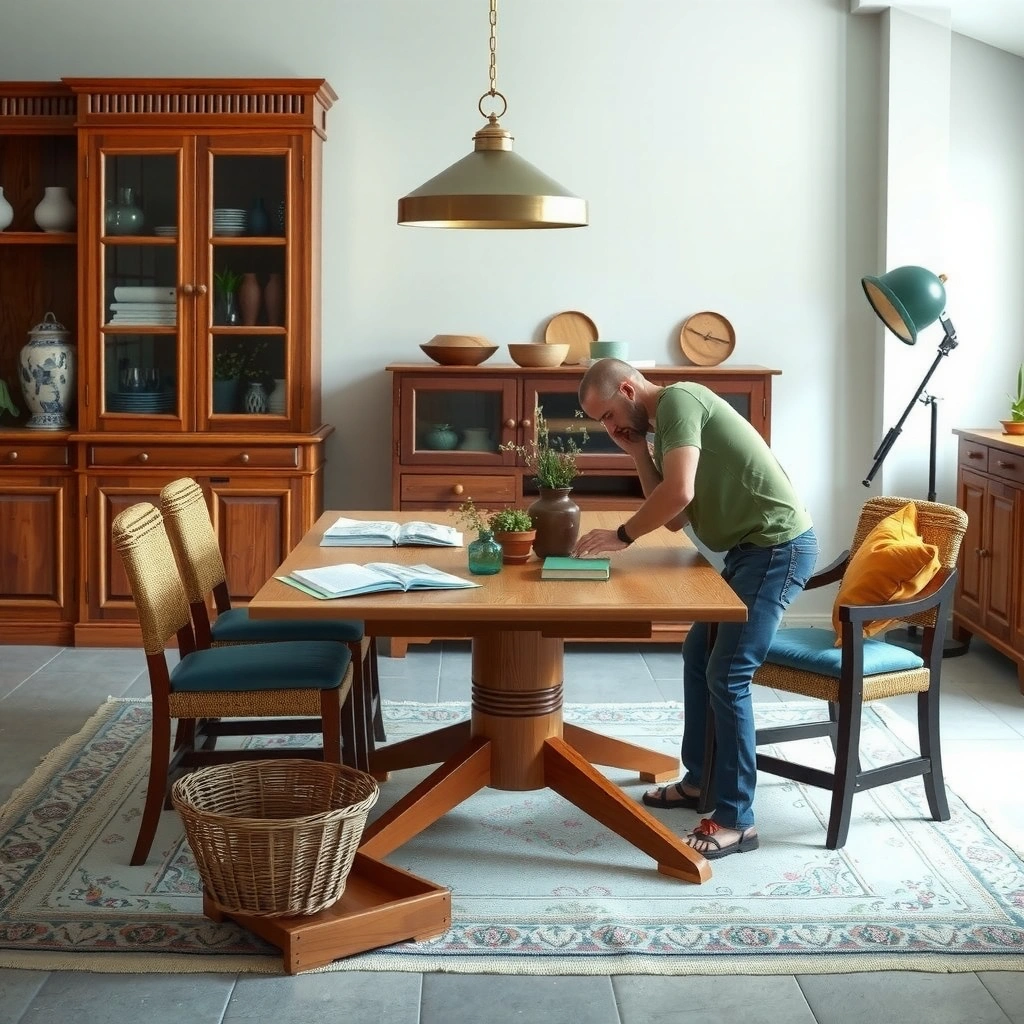 Supplies - how to clean teak dining table