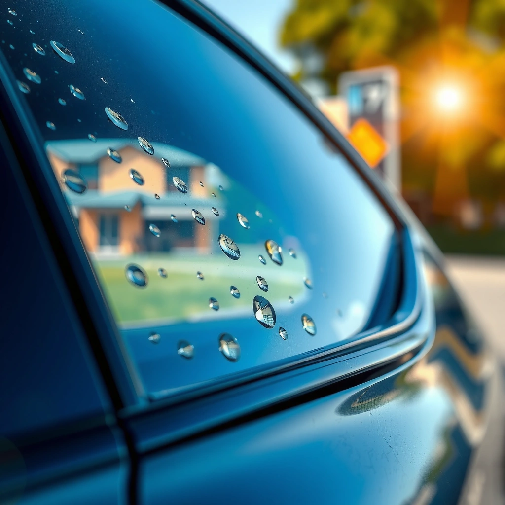 Supplies - how to clean water spots on car windows