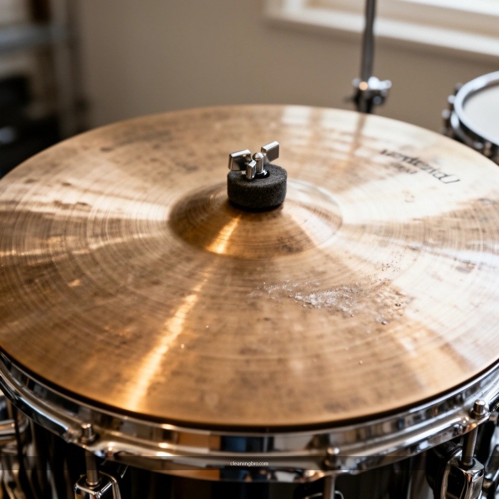 Supplies - how to clean a drum cymbal
