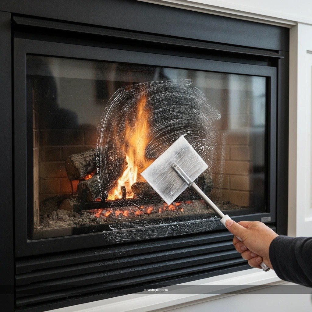 Supplies - how to clean a fireplace glass
